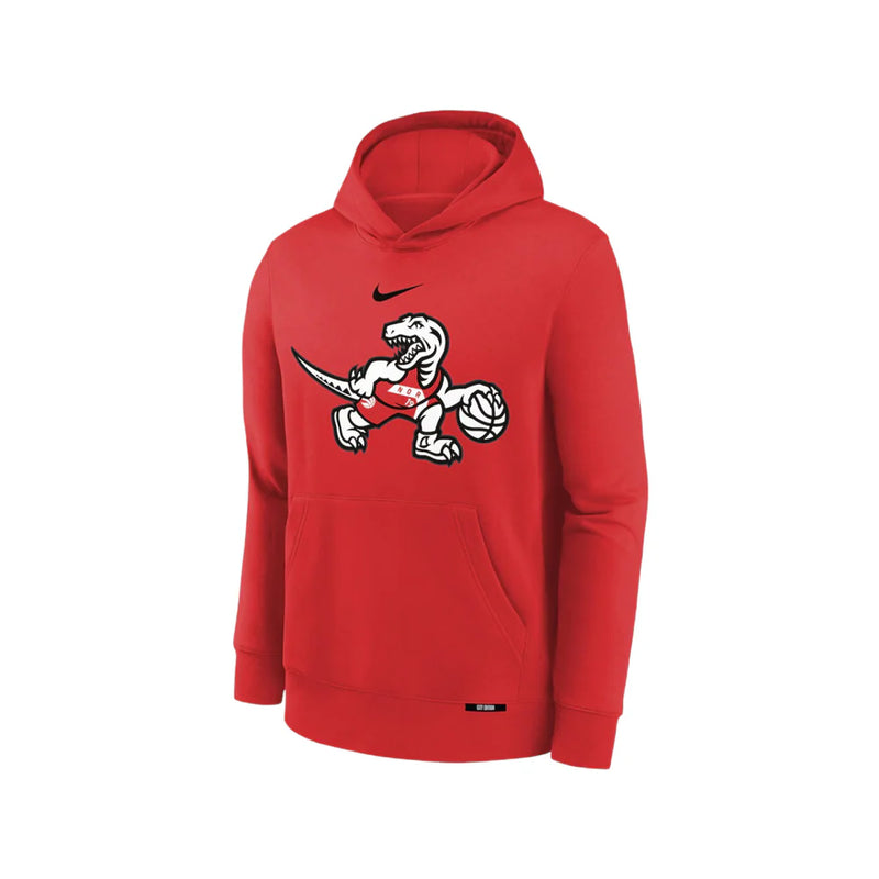 Nike Toronto Raptors City Edition Kids Hoodie 'Chile Red'