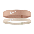 Nike Flex Headband 2-Pack Rose Gold/Sanddrift