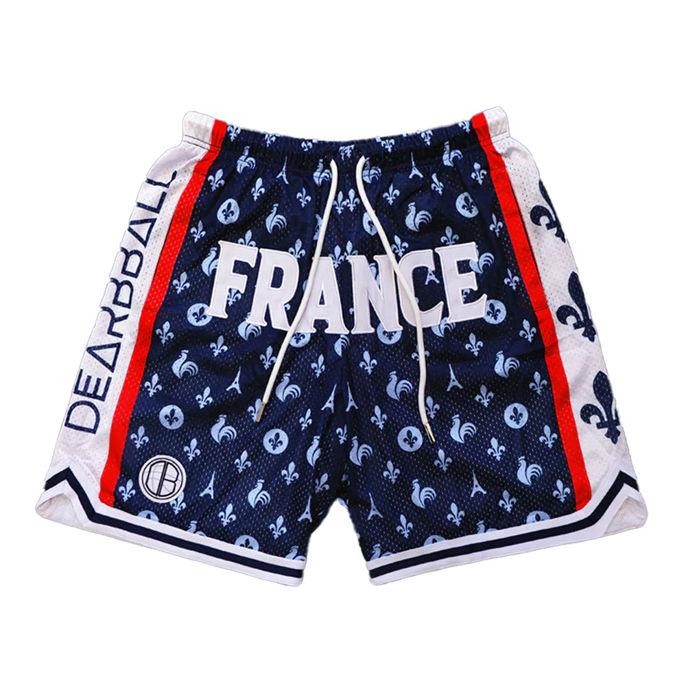 DearBBall Mesh Short - France Royauté Limited Edition 'Blue'