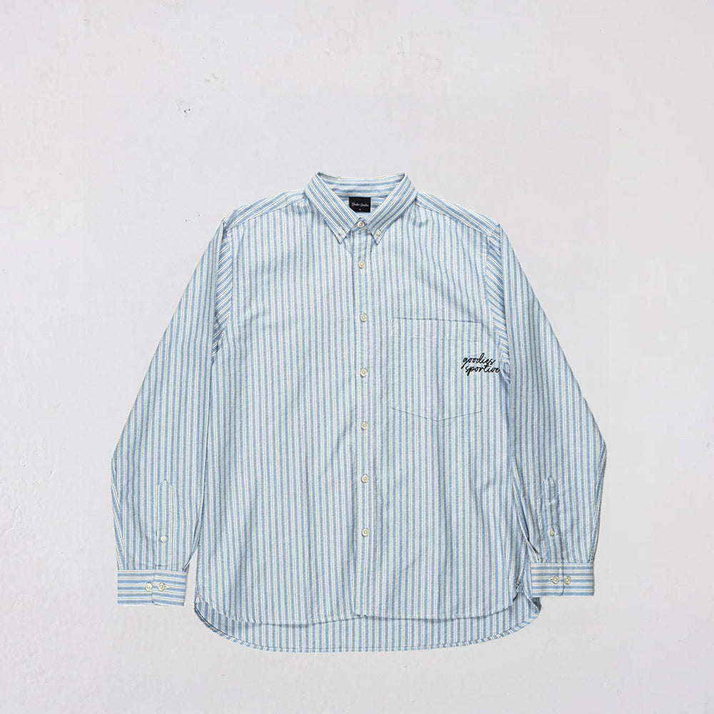 Goodies Sportive BB Oxford Shirt 'Blue/White'