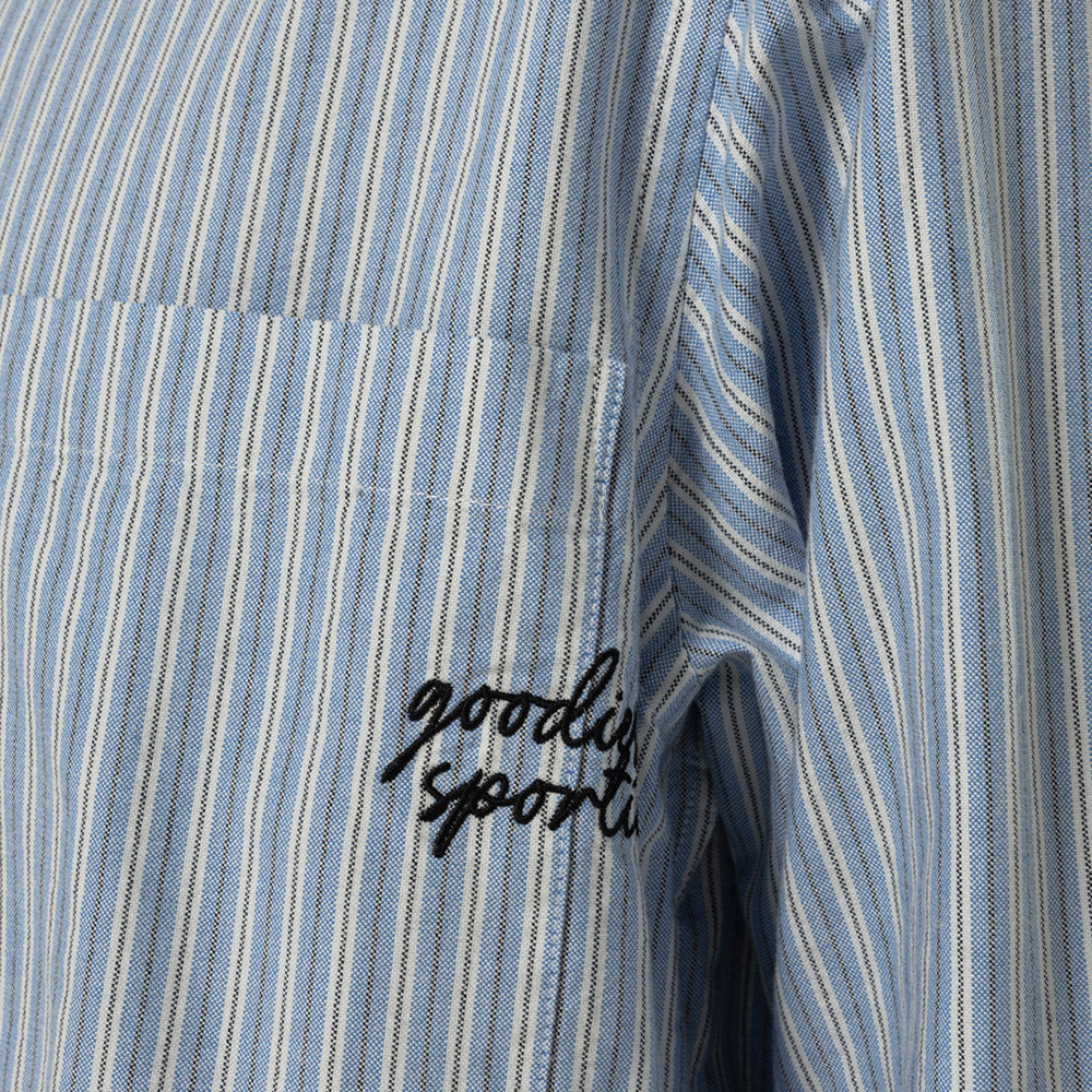 Goodies Sportive BB Oxford Shirt 'Blue/White'