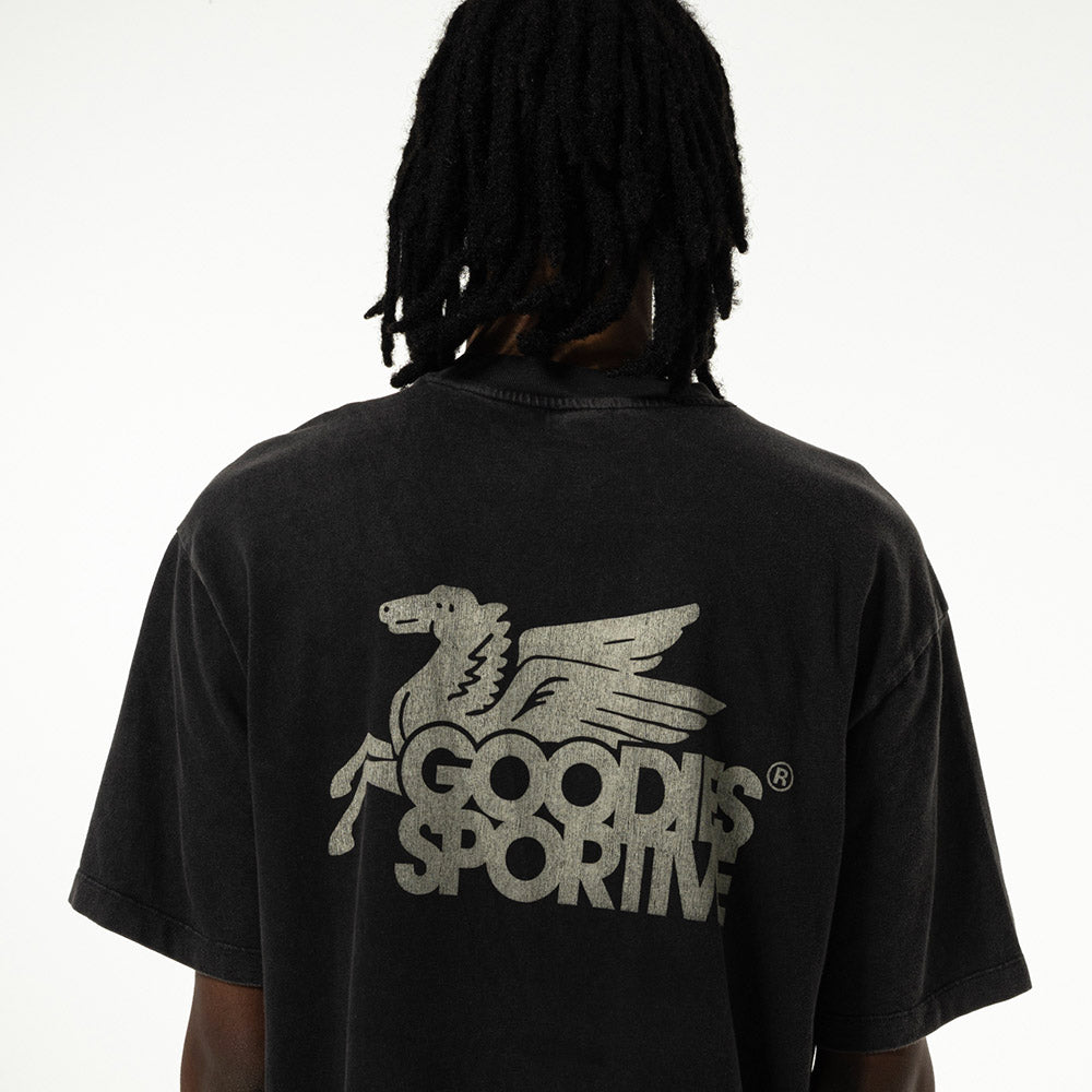 Goodies Sportive Dusty Premium Pegasus Tee T-shirt 'Black'
