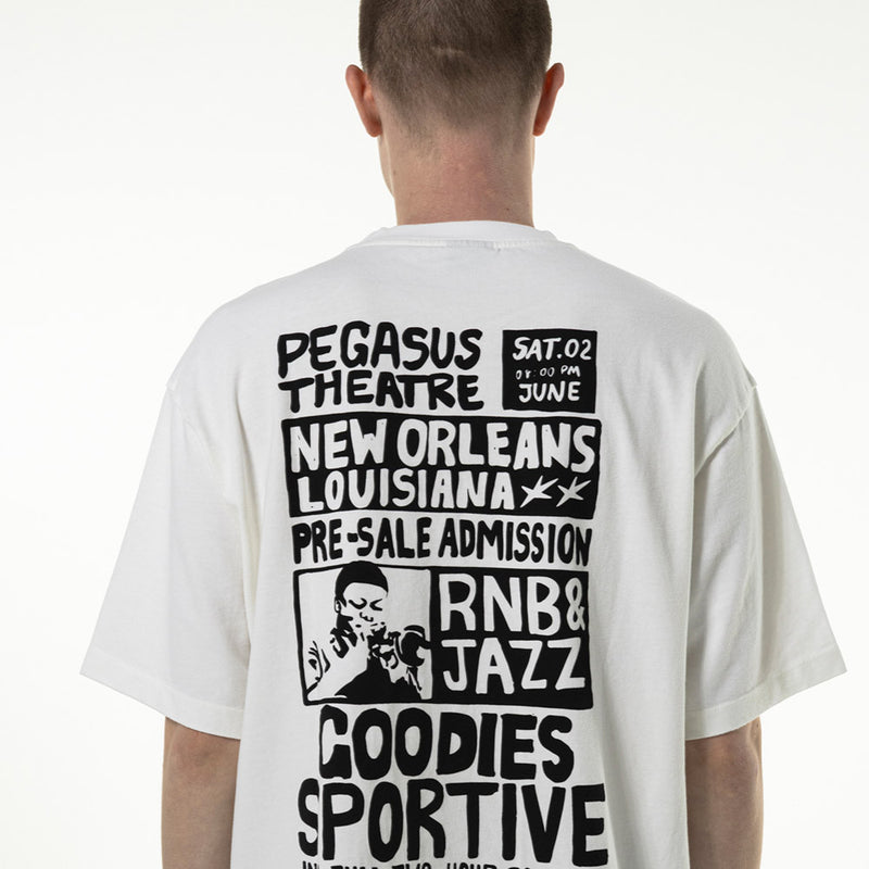 Goodies Sportive New Orleans Tee T-shirt 'White'