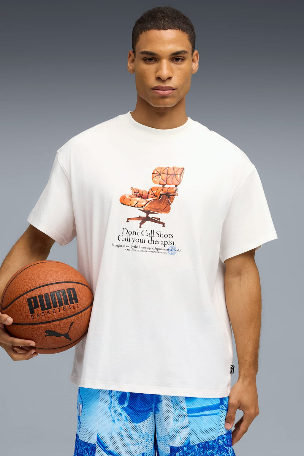 Puma Hooptopia Hooptopian Health Tee 'White'