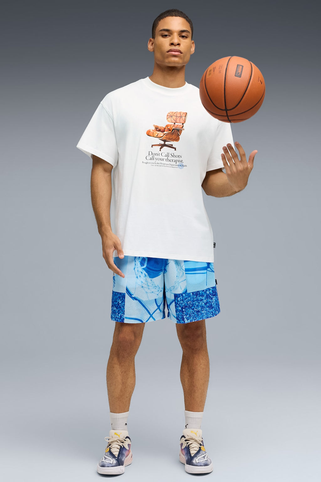 Puma Hooptopia Hooptopian Health Tee 'White'