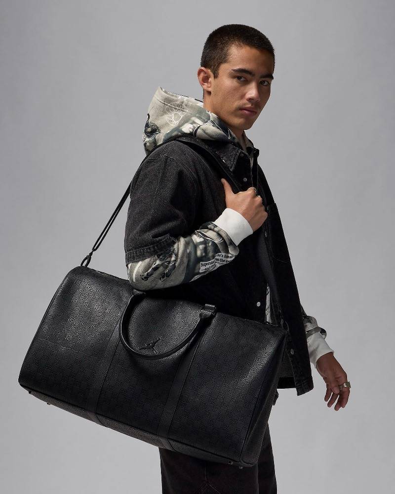 Jordan Jam Monogram Duffle Bag 'Black'