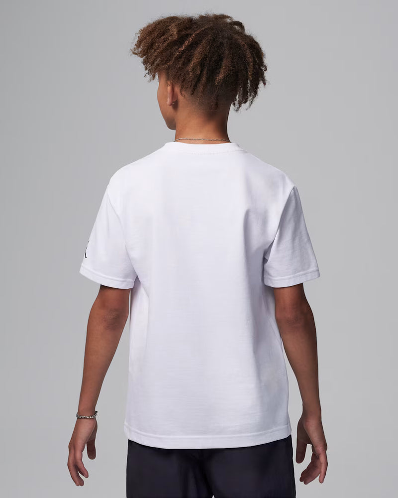 Air Jordan 1 Big Kids' Patch T-Shirt 'White'