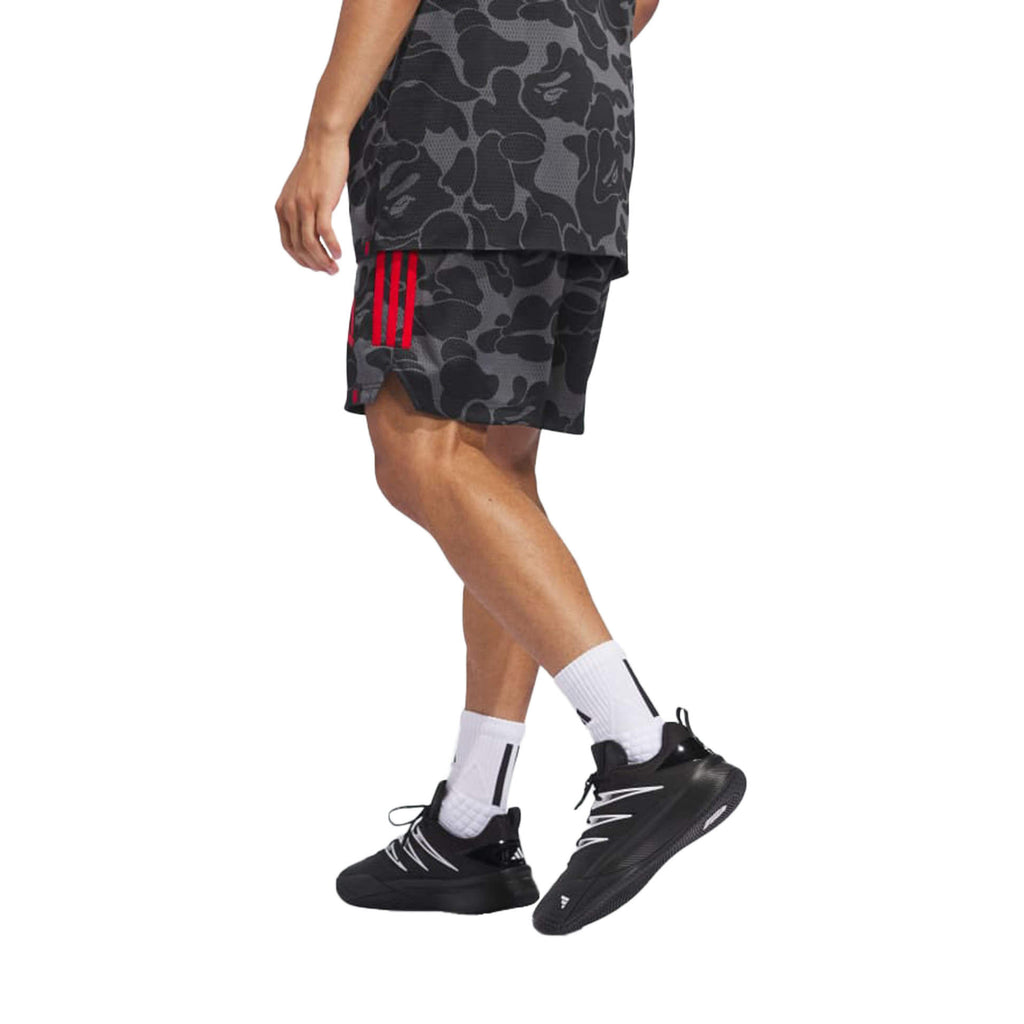 BAPE x Adidas Damian Lillard Solid Camo Short 'Carbon'