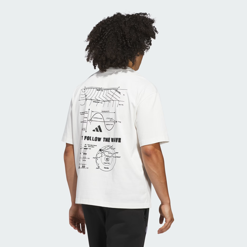 Adidas Anthony Edwards Anted Tee T-shirt 'Cloud White'