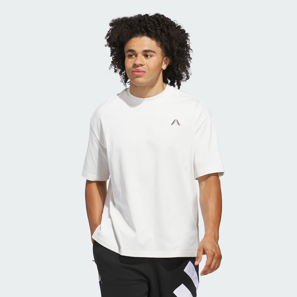 Adidas Anthony Edwards Anted Tee T-shirt 'Cloud White'