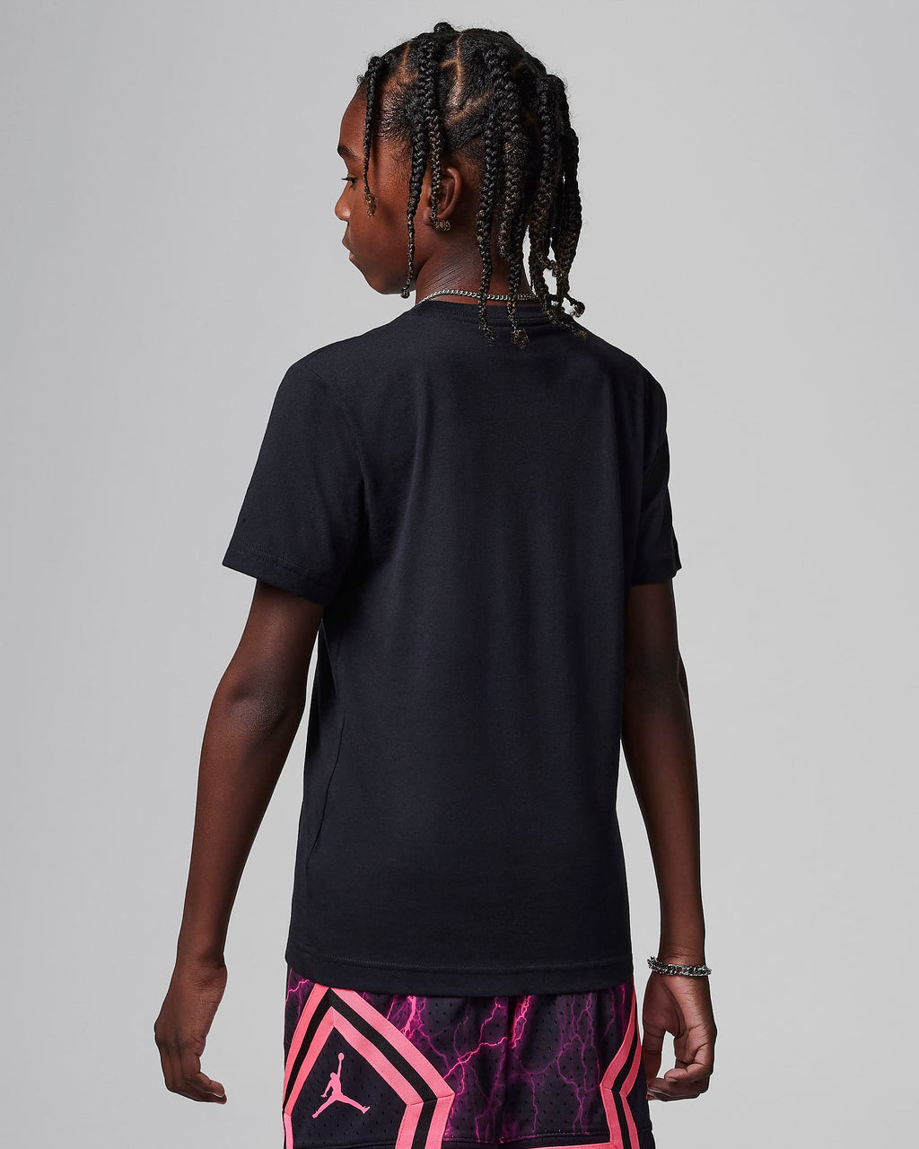 Jordan Big Kids' Jumpman Air Embroidered T-Shirt 'Black'