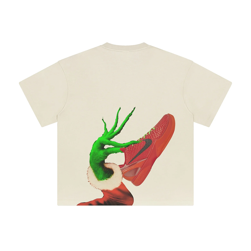 Athentiq Kobe Bryant 'Grinch' T-Shirt 'Cream'