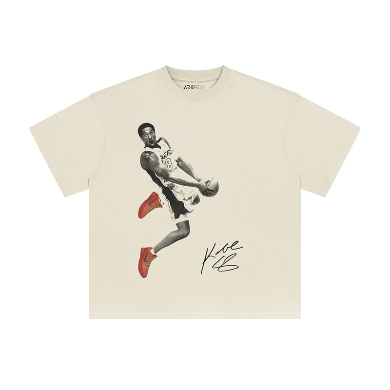 Athentiq Kobe Bryant 'Grinch' T-Shirt 'Cream'