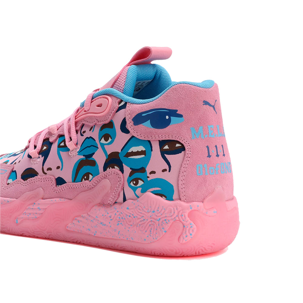 Puma MB.03 x Kid Super 'Pink/Lilac/Team Light Blue' Basketball Shoes