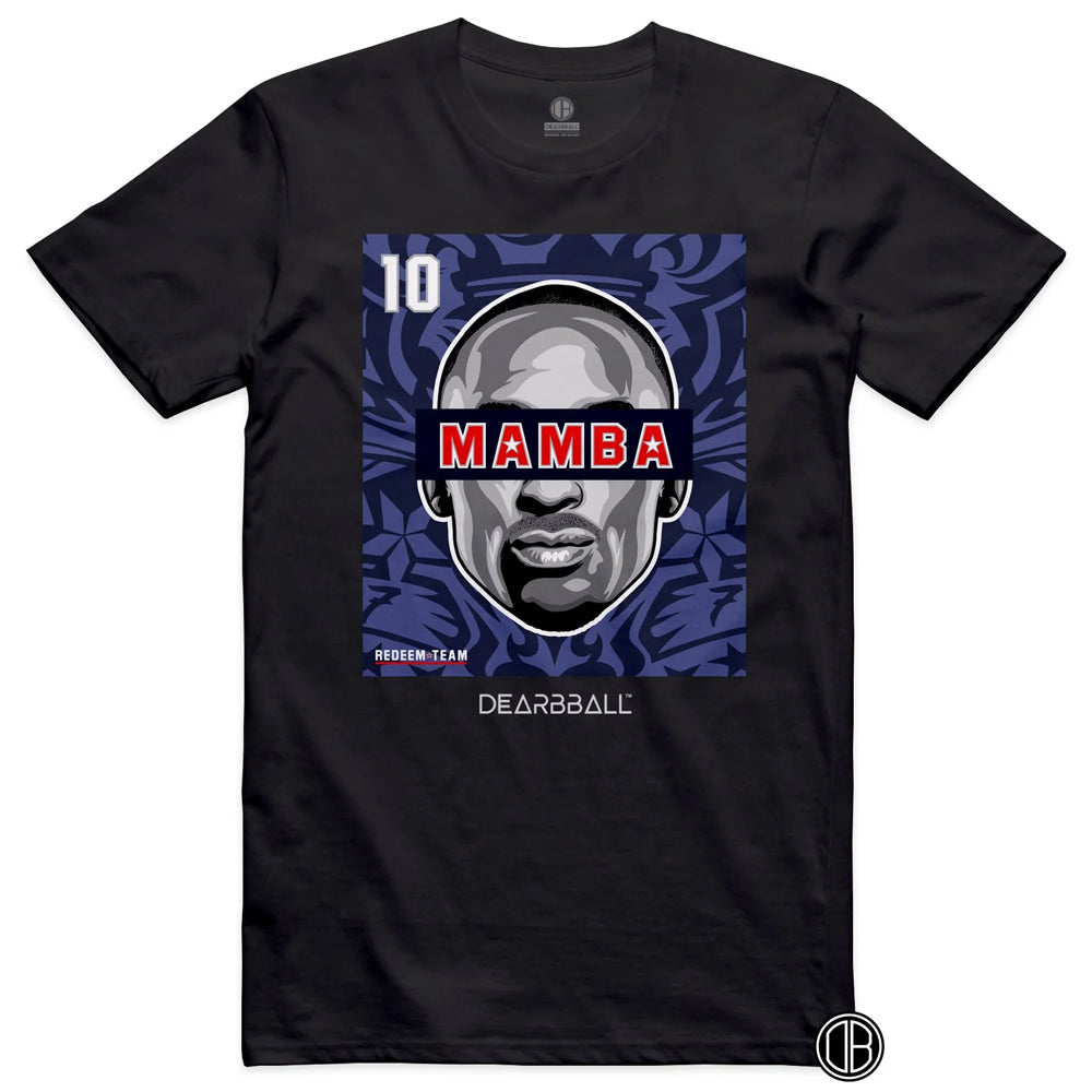 DearBBall Tee - Kobe Bryant Mamba #10 USA Redeem Team 'Black'