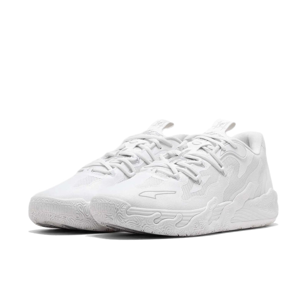 PUMA MB.03 Lo 3 "White" Basketball Shoes 'White/Gray Fog'