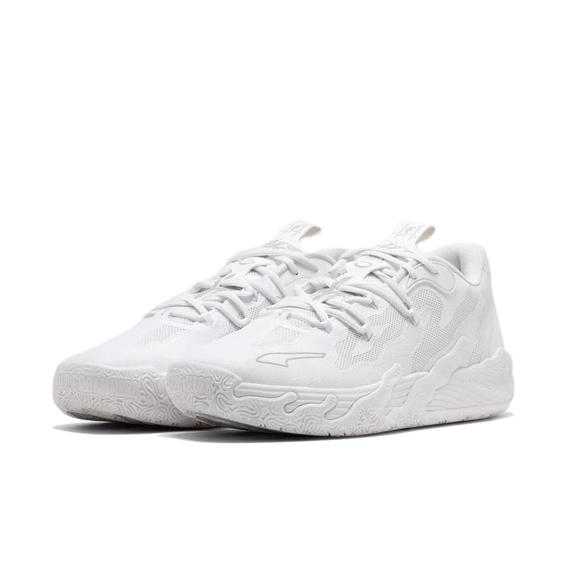 PUMA MB.03 Lo 3 "White" Basketball Shoes 'White/Grey Fog'