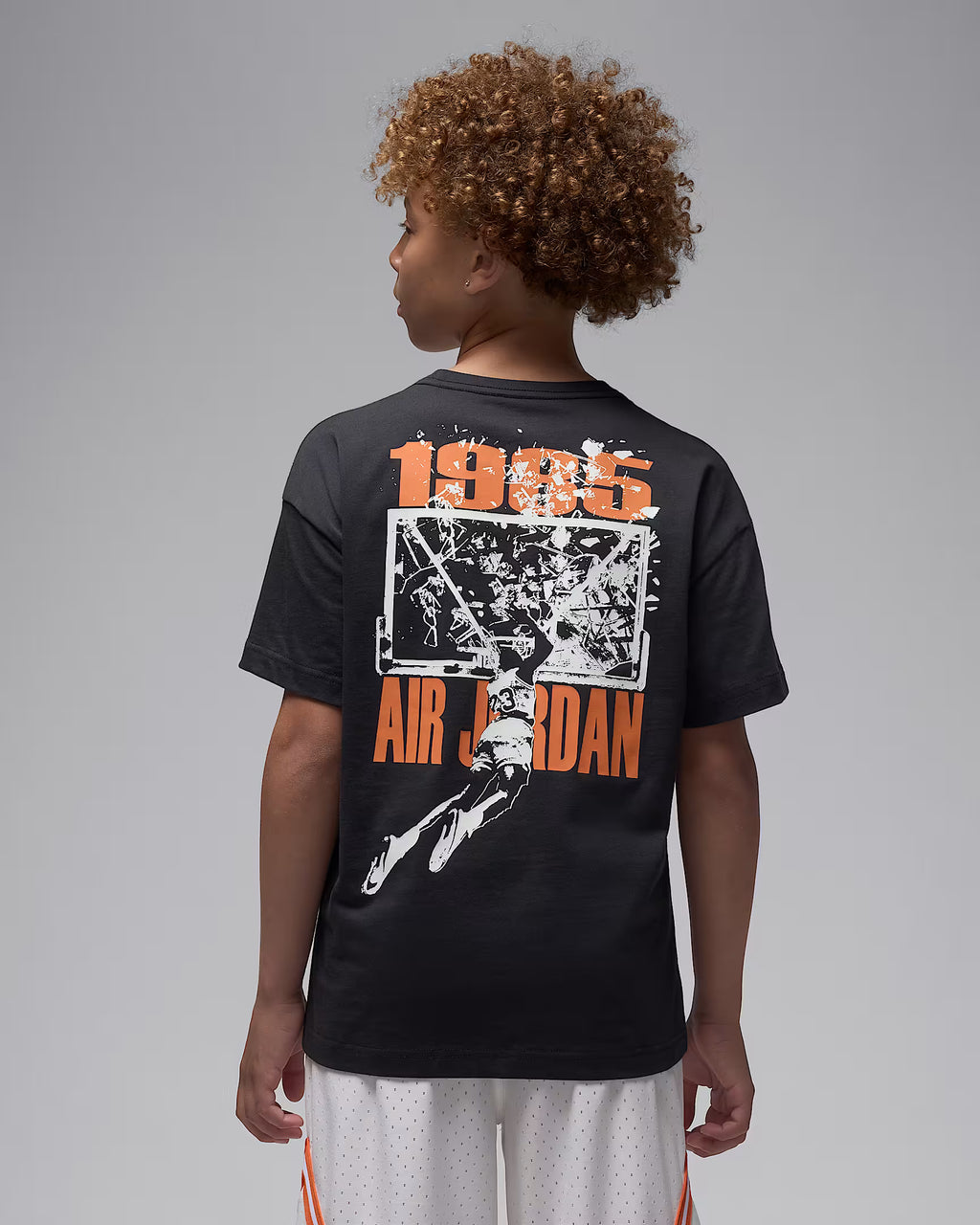 Jordan Big Kids' '85 Shatter T-Shirt 'Off Noir'