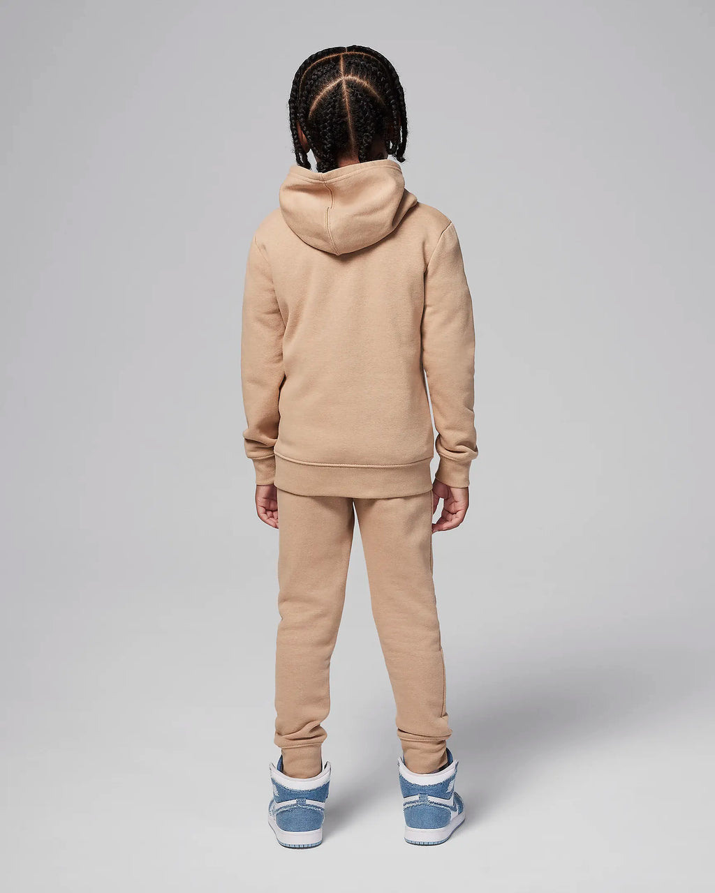 Jordan MJ Brooklyn Fleece Little Kids' 2-Piece Pullover Hoodie Set 'Hemp'