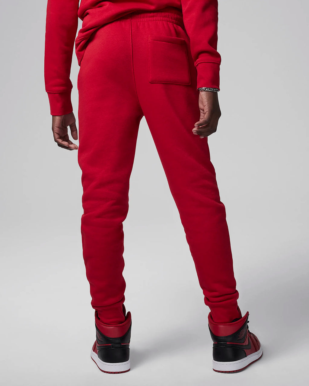 Jordan MJ Brooklyn Fleece Essentials Big Kids' Pants 'Red'