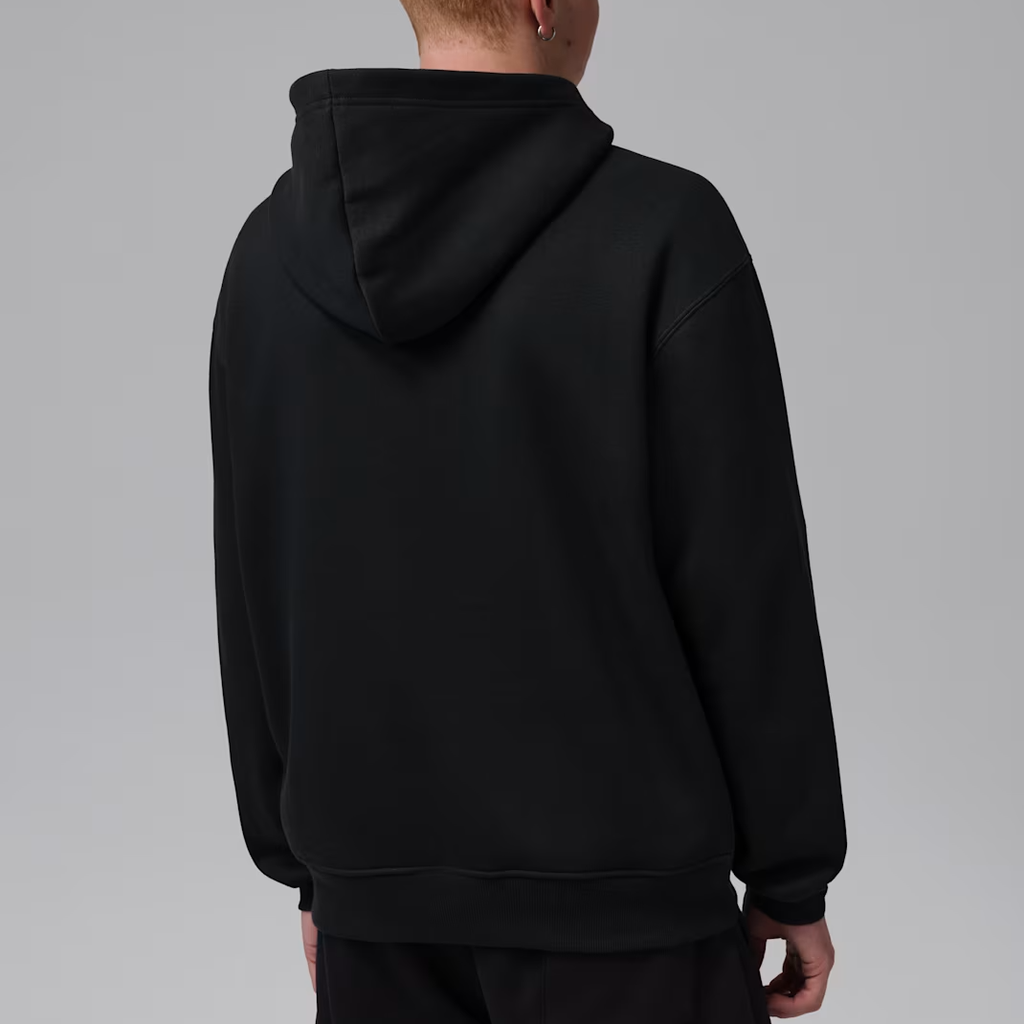 Air Jordan Fleece Men's Pullover Hoodie 'Black/Infrared'