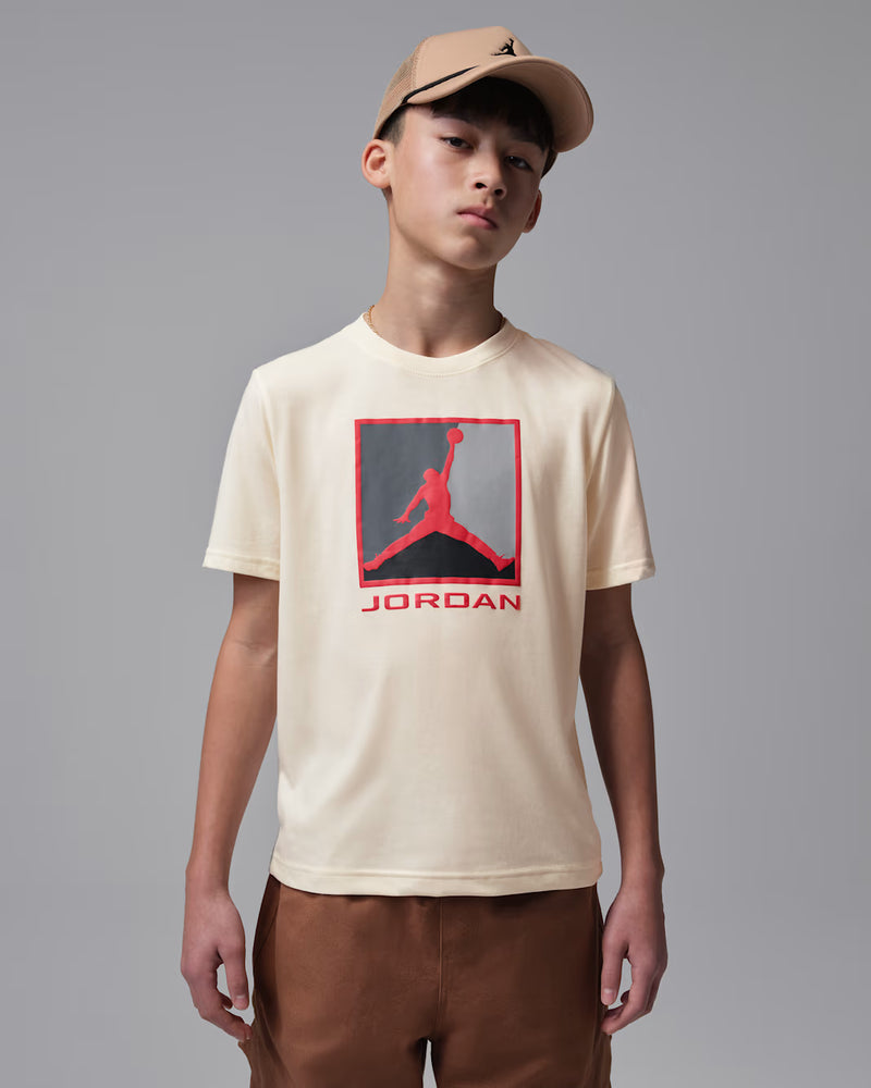 Jordan Flight Essentials Big Kids' Boxed Logo 3.0 T-Shirt