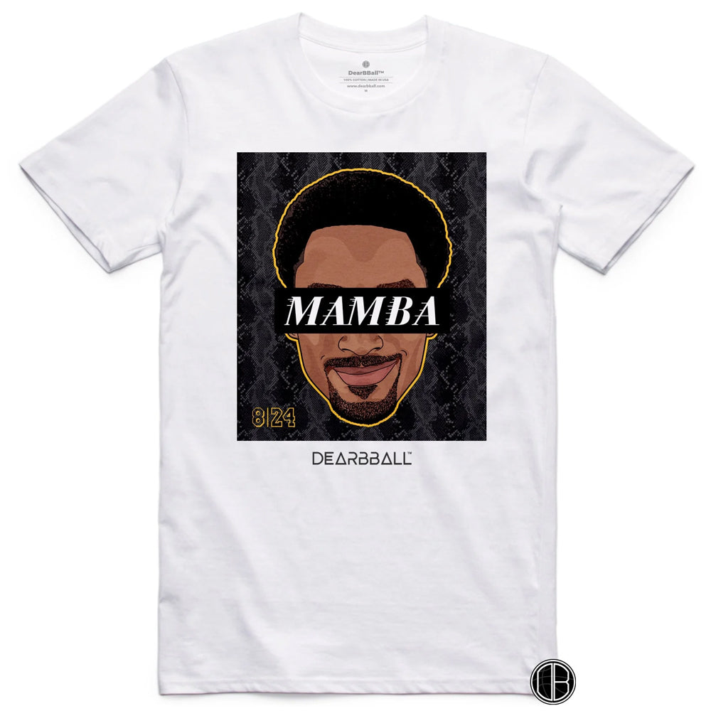 DearBBall Kids Tee - Kobe Bryant Black Mamba Snake Skin 'White'