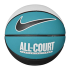 NIKE EVERYDAY ALL COURT 8P DEFLATED WHITE/TEAL NEBULA/BLACK/BLACK Size 7 basketball
