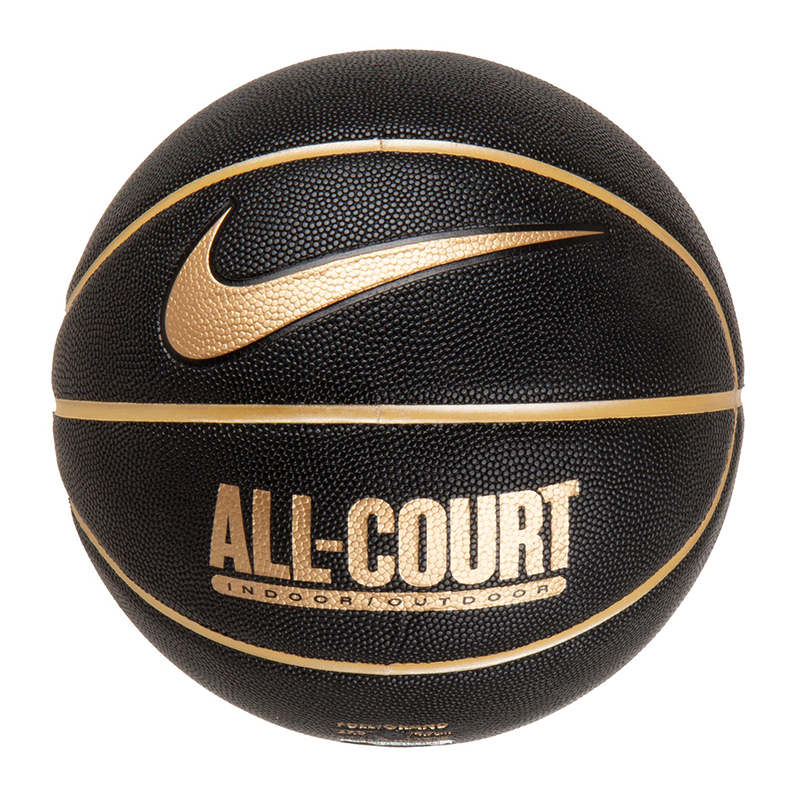 NIKE EVERYDAY ALL COURT 8P  BLACK/GOLD Basketball