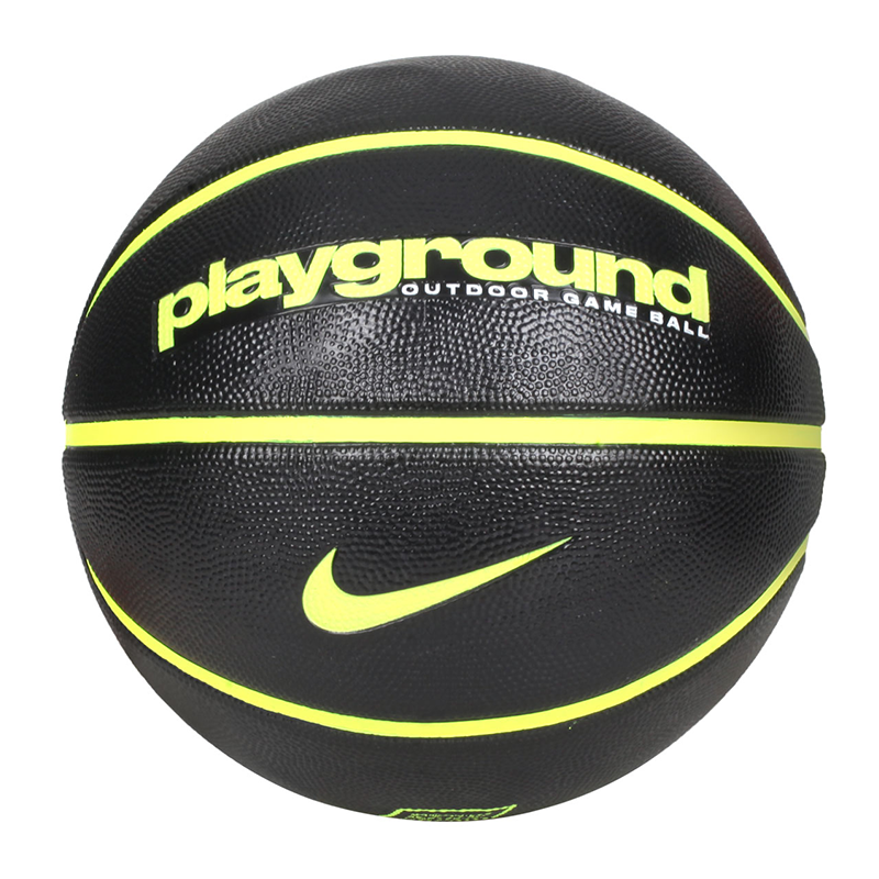 NIKE EVERYDAY PLAYGROUND 8P DEFLATED BLACK/VOLT/WHITE/VOLT basketball