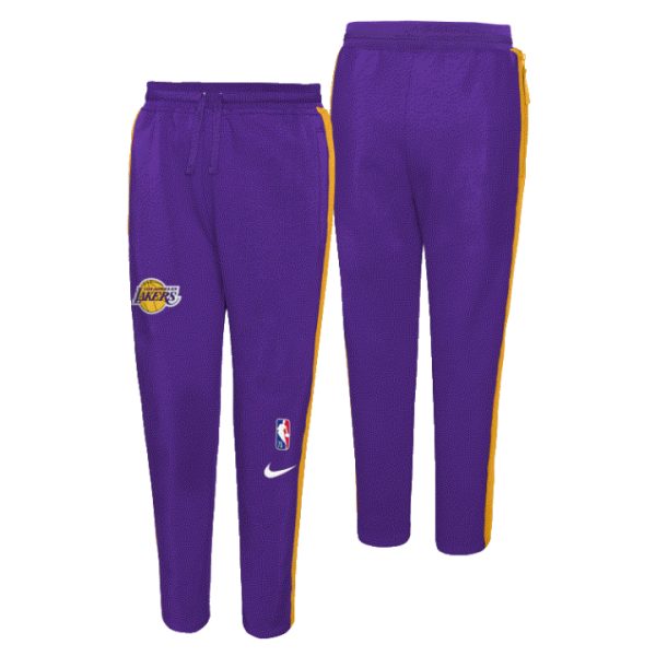 Los Angeles Lakers Nike Drifit Showtime Kids Pant Purple