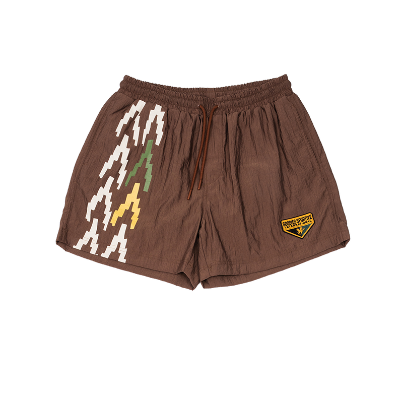 Goodies Sportive Premium Mustang Swim Shorts 'Brown'