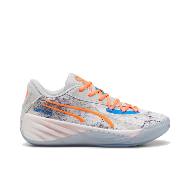PUMA All-Pro NITRO x RJ Barrett 'Cool Light Gray/Ultra Orange' Basketball Shoes
