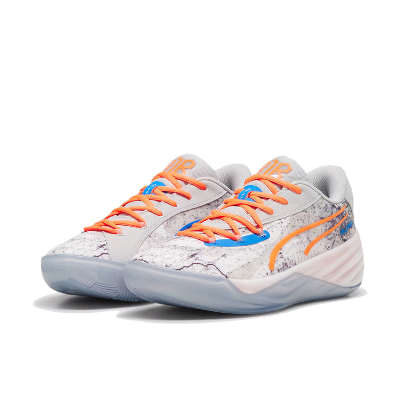 PUMA All-Pro NITRO x RJ Barrett 'Cool Light Gray/Ultra Orange' Basketball Shoes