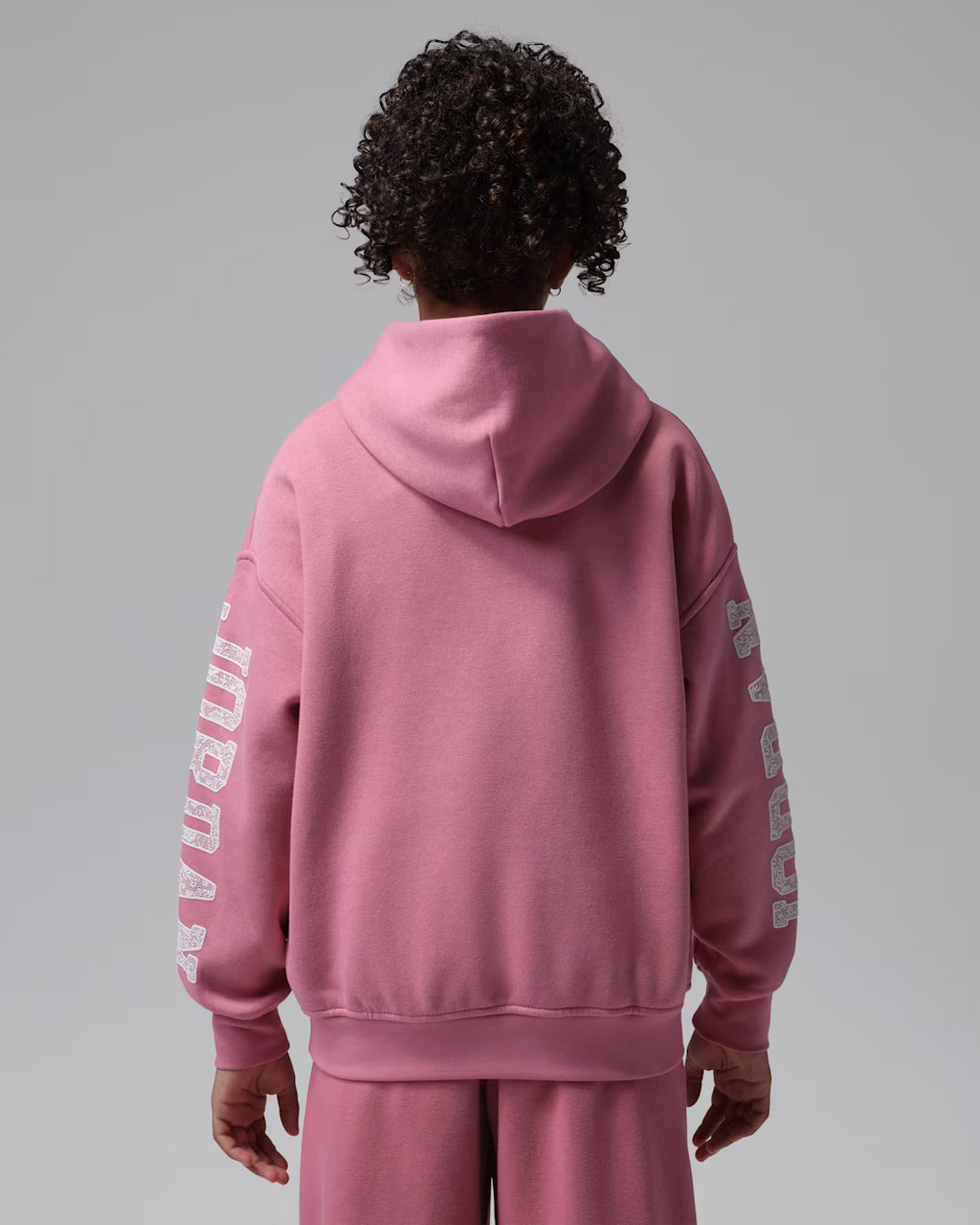 Jordan Big Kids' Fleece Hoodie 'Pink'