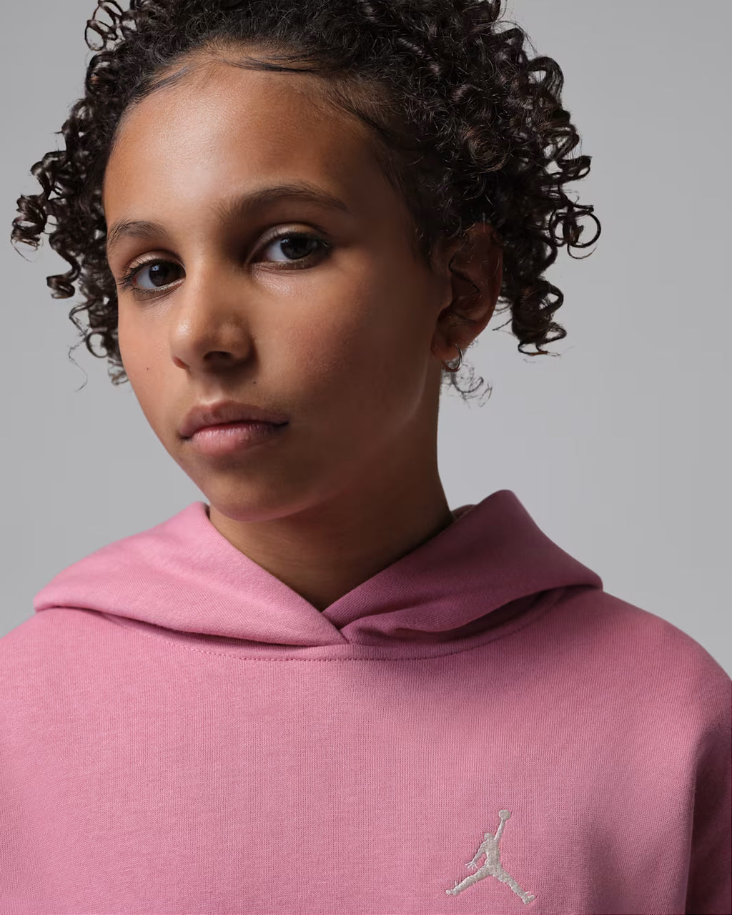 Jordan Big Kids' Fleece Hoodie 'Pink'
