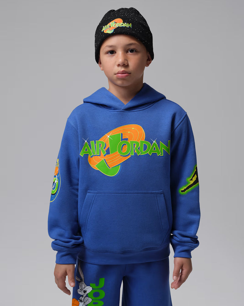 Jordan Big Kids' Space Jam 30 Pullover Hoodie 'Royal Blue'