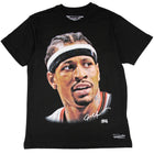 Mitchell & Ness NBA Player Big Face Tee T-shirt 76ers Allen Iverson 'Black'