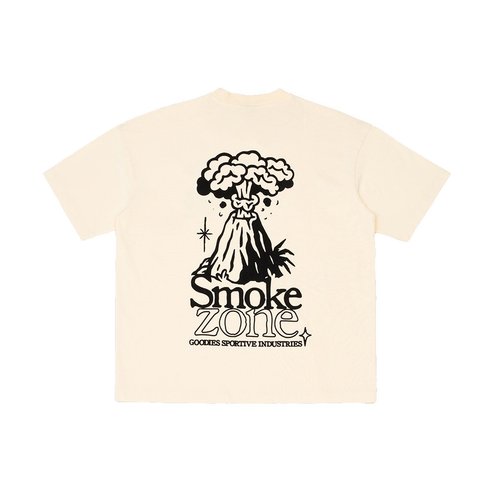 Goodies Sportive Smoke Zone Tee T-shirt 'Butter'