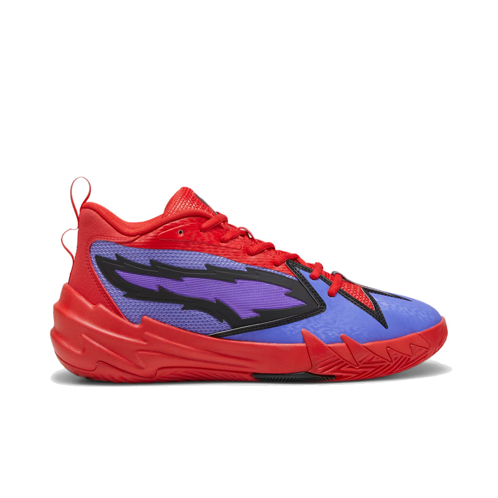 PUMA Scoot Zeros "Pred" Basketball Shoes 'Dark Amethyst/For All Time Red'