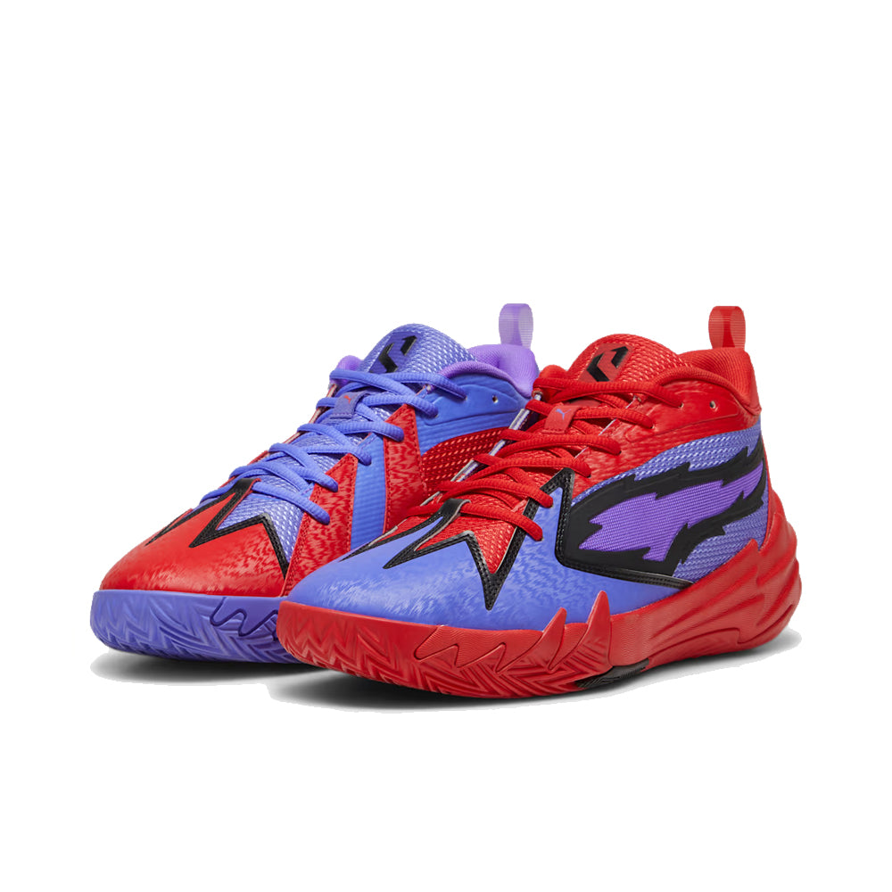 PUMA Scoot Zeros "Pred" Basketball Shoes 'Dark Amethyst/For All Time Red'