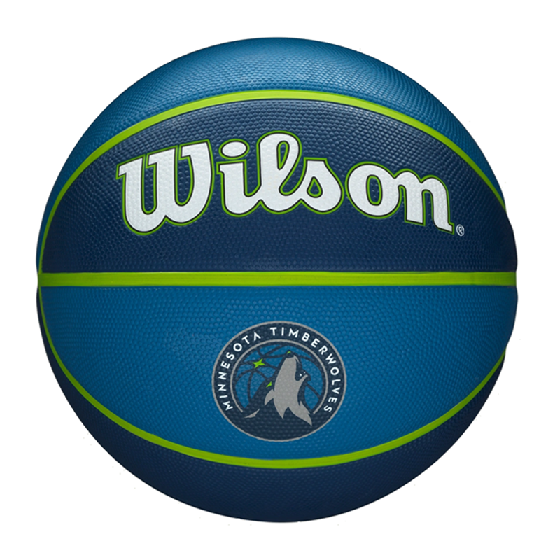 Wilson NBA Team Tribute Basketball Minnesota Timberwolves 'Blue' Size 7 Basketball