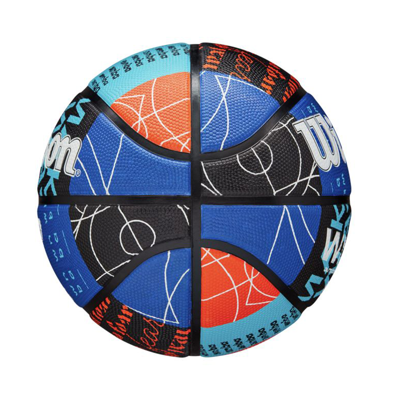 Wilson WNBA Heir DNA Outdoor Basketball Size 6 'Blue/Orange' Basketball