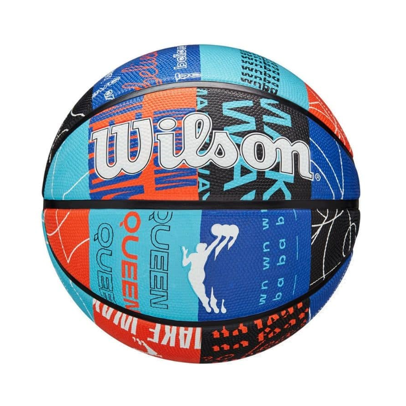 Wilson WNBA Heir DNA Outdoor Basketball Size 6 'Blue/Orange' Basketball