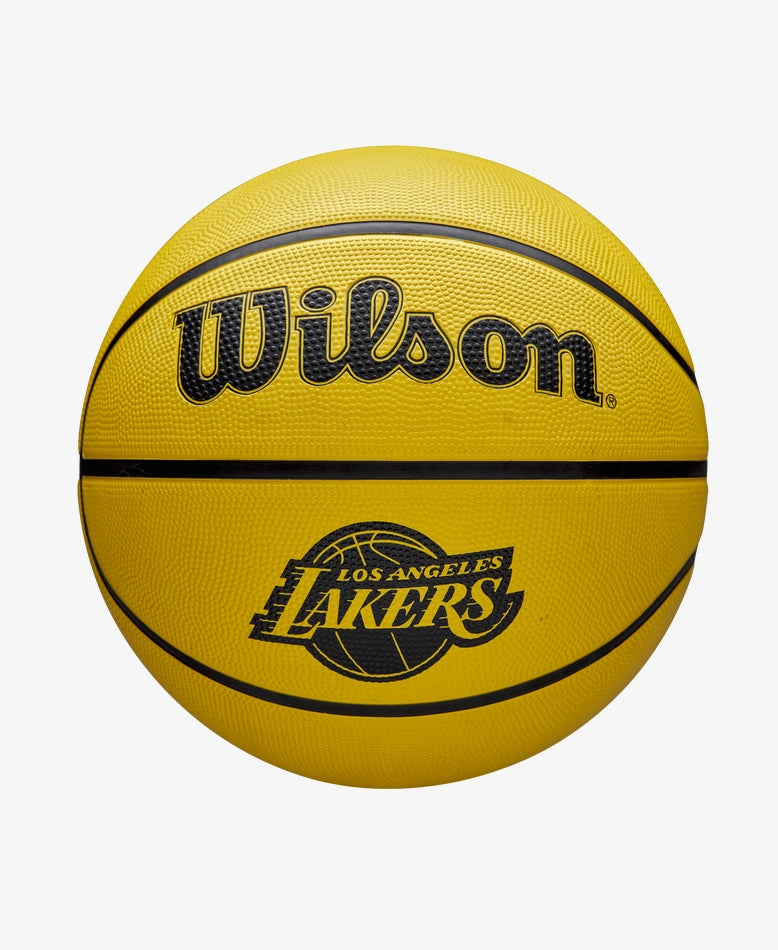 Wilson NBA Team Tribute Solid Basketball Los Angeles Lakers Size 5 'Yellow'