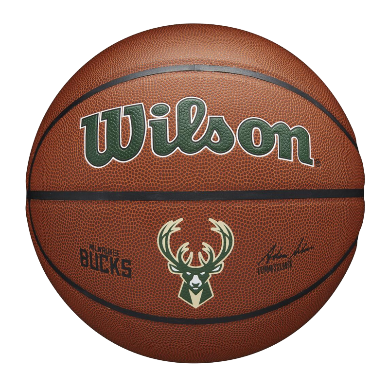 Wilson NBA Team Alliance Milwaukee Bucks Size 7 Basketball