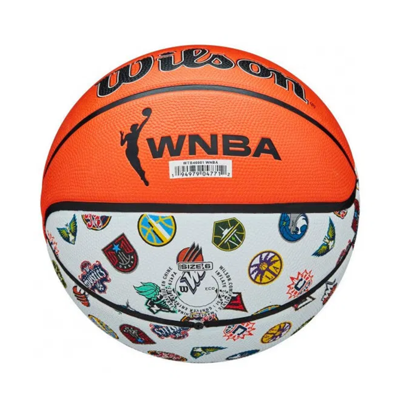 Wilson WNBA All Team Ball Size 6 Basketball 'Orange/Multi'