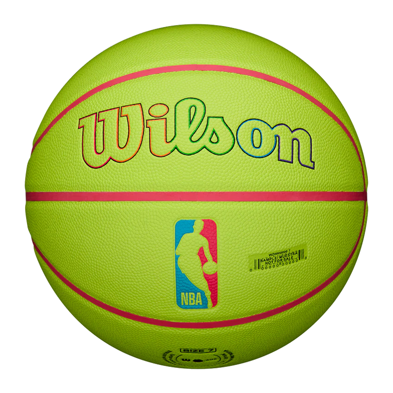 Wilson NBA Team Neon Chicago Bulls Size 7 Basketball