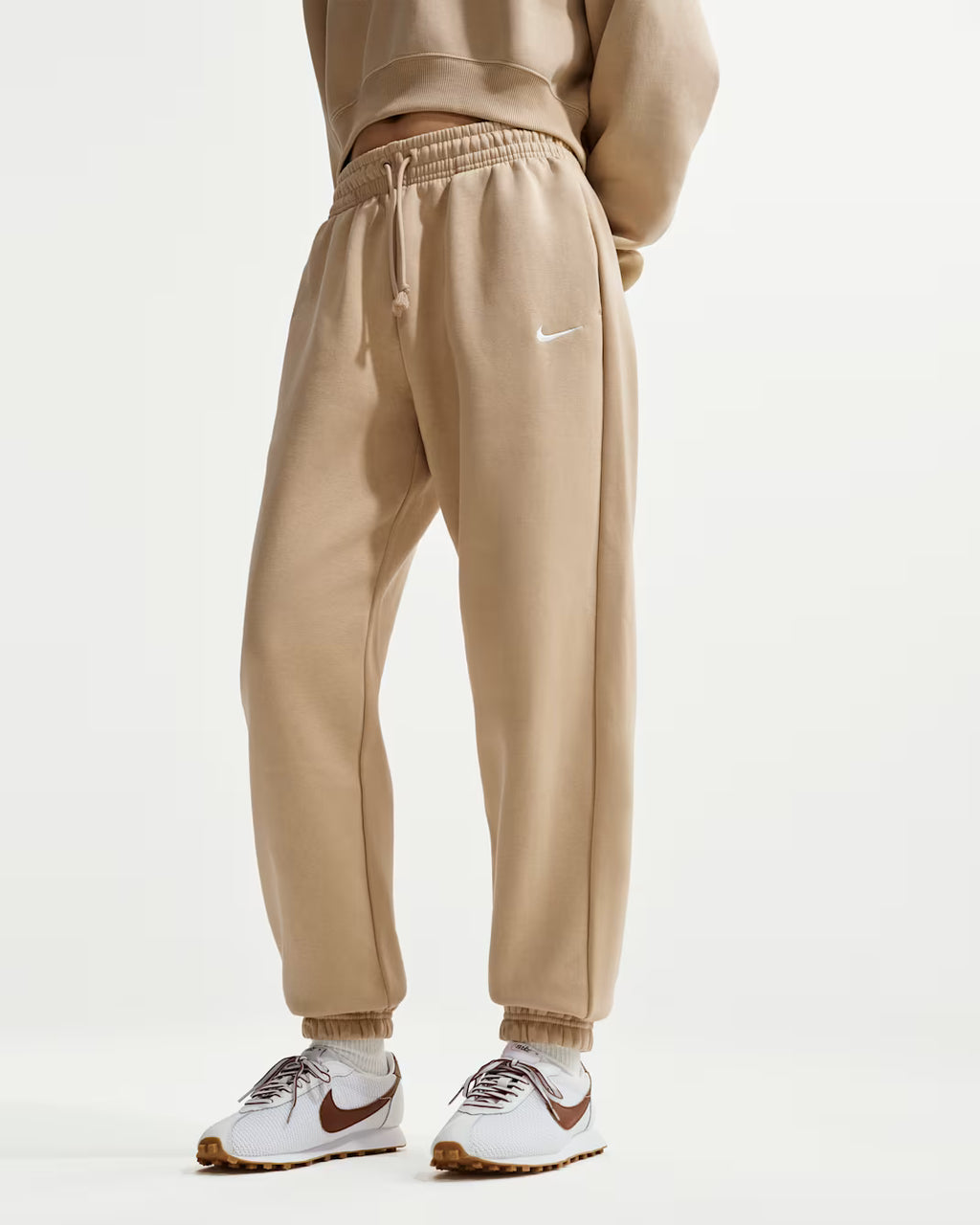 Nike Sportswear Phoenix Fleece Women's High-Waisted Oversized Sweatpants 'Linen'