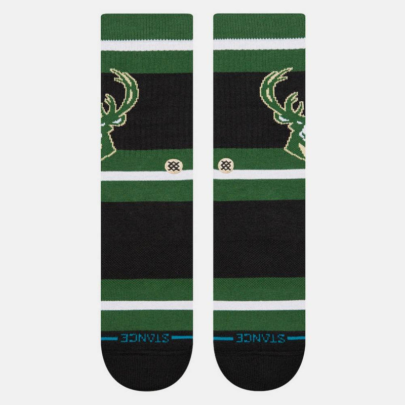 Stance Prep Milwaukee Bucks Socks 'Black'